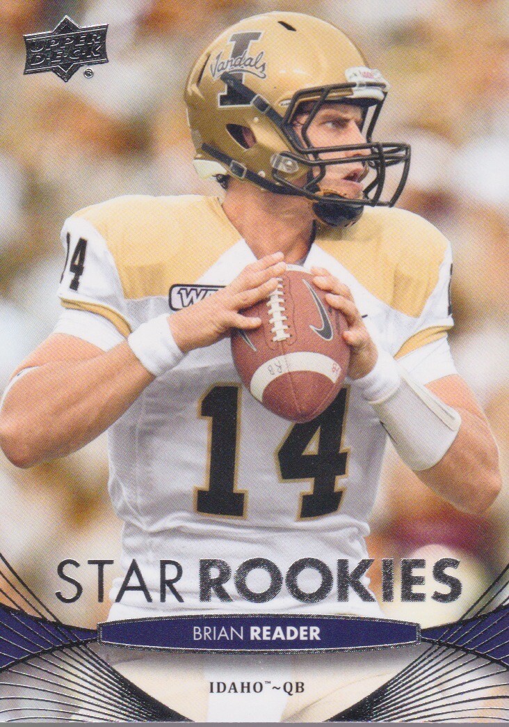 2012 Upper Deck Rookie Star Rookie #63 Brian Reader Idaho Vandals