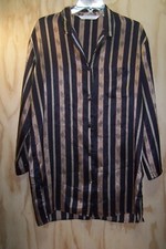 Victorias Secret Silky Button Up Pajama Night Shirt Womens Size S