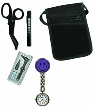 Nurse Organizer Utility Belt Pouch Antimicrobial Nurse HHA, Medical watch 