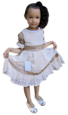 Flower Girls Lace Dress Wedding Party, Size 3-4Y