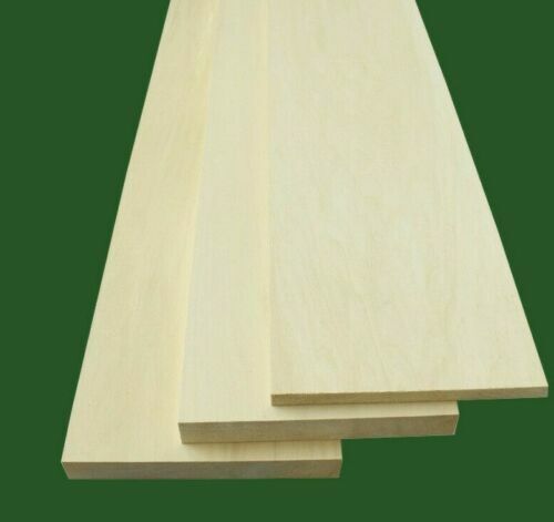 Basswood Thin Stock Three-Dimensional Lumber Board Wood Blank Kiln Dried - Picture 1 of 1