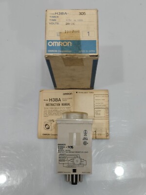 Omron H3BA-305 Timer 24VDC 5A 250VAC Resistiv Ladung 0.5s Zu 100h Neu Offen Box