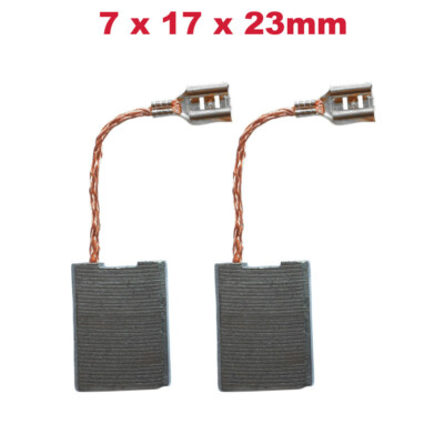 2x Schleifkohle Kohlebürste 7x17x23mm für Hitachi G23SS2 G23 G23U G23U2 999089