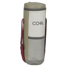 1.5L Insulated Cooler Bottle Bag Zip Carrier with Shoulder Strap for Picnics