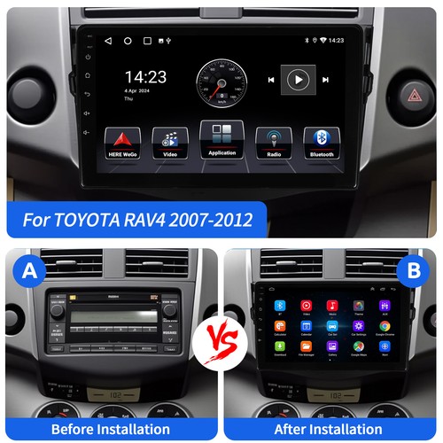 2+32G Carplay Android14 For Toyota RAV4 2007-2012 Car Stereo GPS Head Unit WIFI - Bild 4 von 12