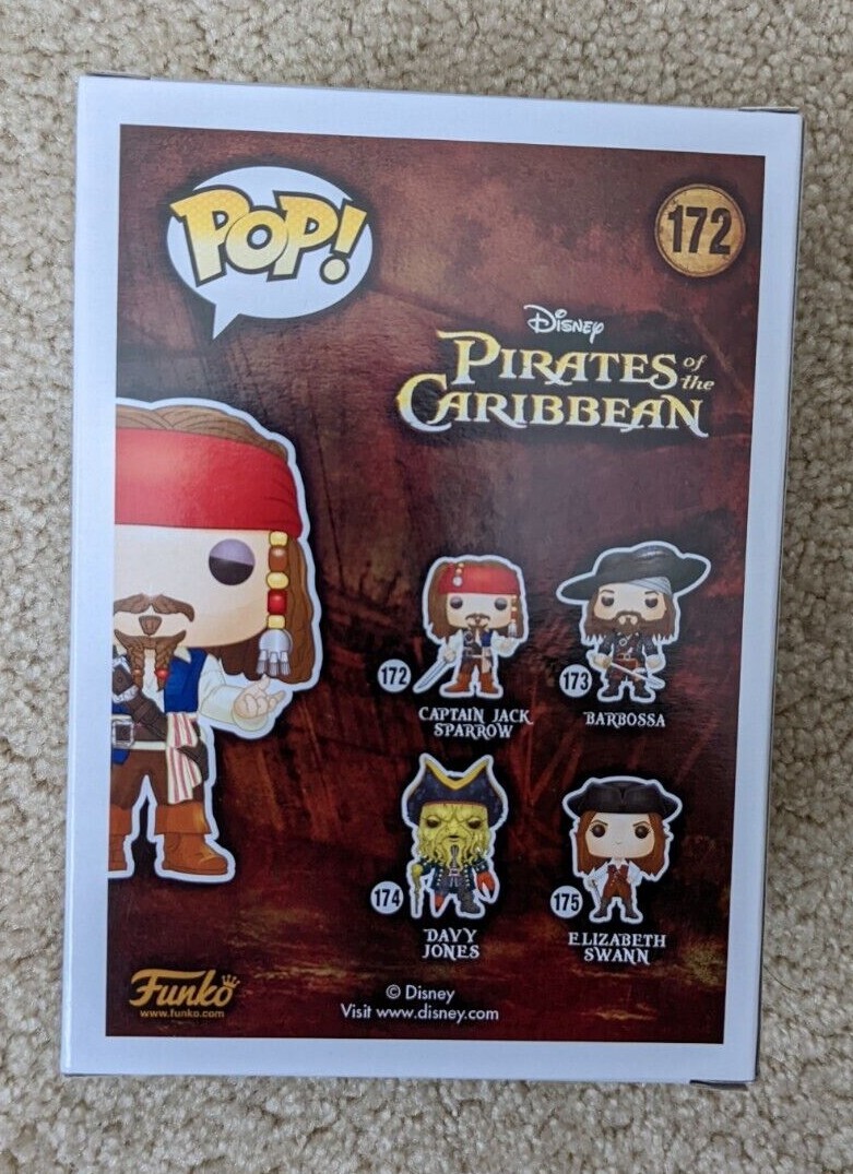 Funko - Pirates of the Caribbean - Captain Jack Sparrow Pop #172