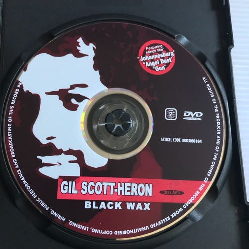 Gil Scott-Heron – Black Wax DVD Live 1982 - Picture 3 of 3