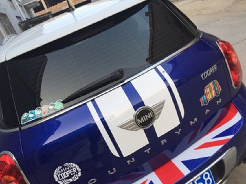 Pegatina de vinilo a rayas para decoración de equipaje de maletero para Mini Cooper Countryman R60 2013-15 Foto 4 de 4