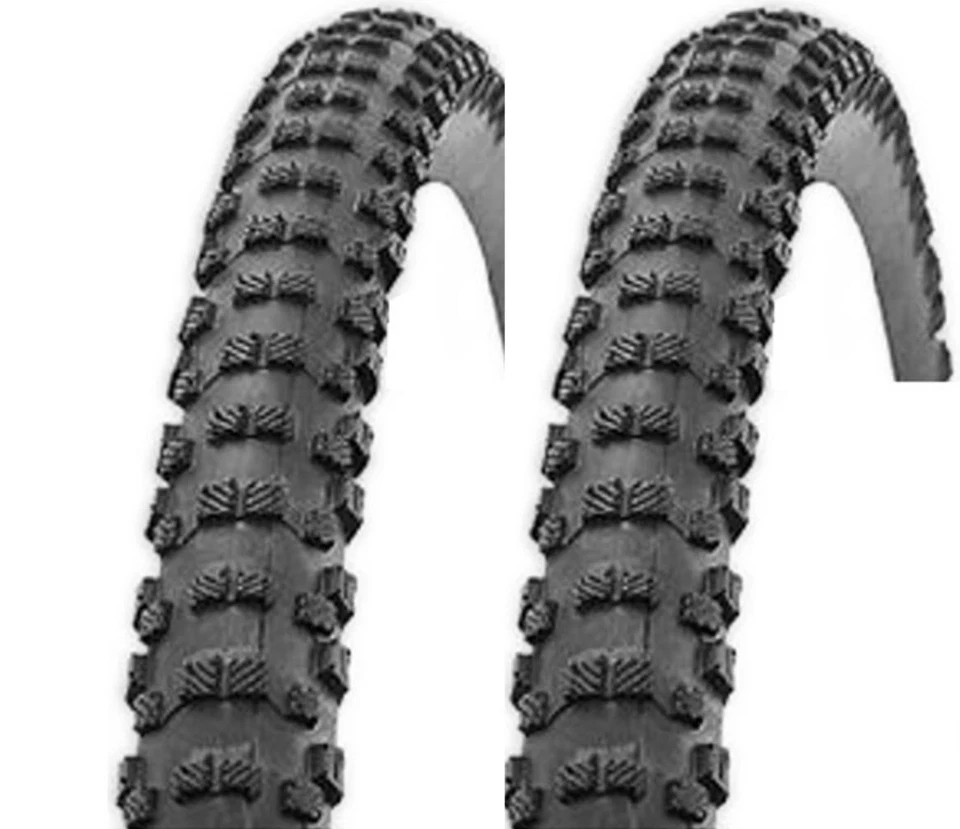 2 x 26 X 2.10 Tyres Mountain Bike MTB  Block Tread 26 x2.10 Offroad DH XC - Image 2 of 4