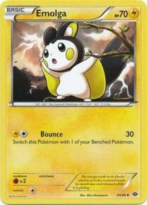 Emolga 49/99 B&W Next Destinies Uncommon PERFECT MINT! Pokémon