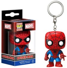 Spiderman Pocket Pop Llavero Funko Llavero Clásico Marvel
