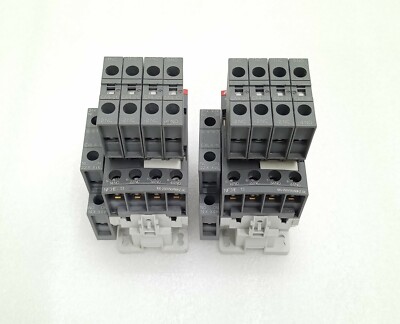 ABB NF31E-13 100-250V+CA4+CAL4 CIRCUIT BREAKER LOT OF 2 (Expedited Shipping)