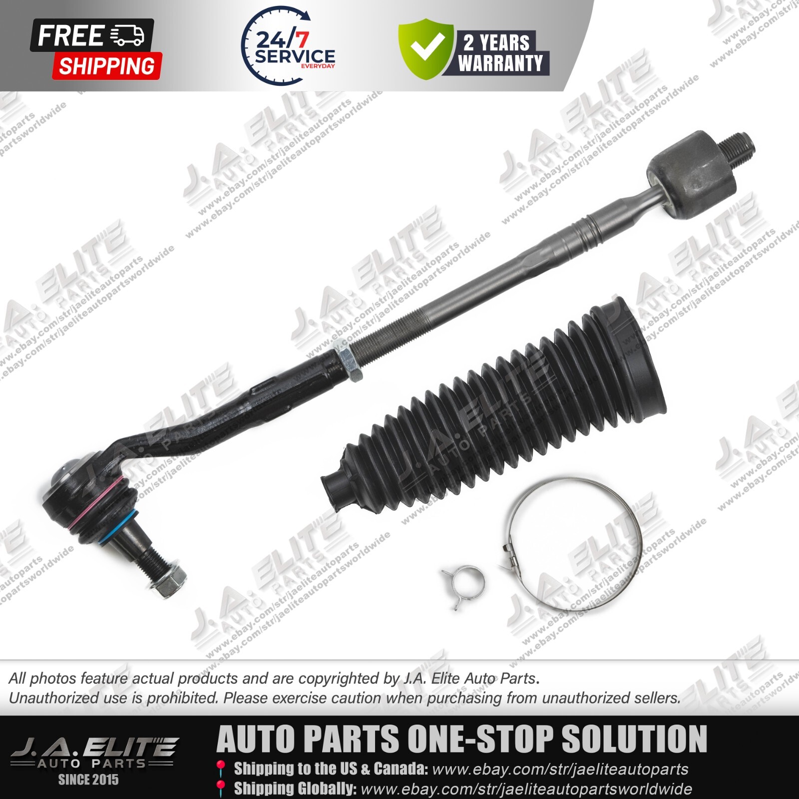 Inner&Outer Steering Ball Joints with Dust Cover fit Rolls-Royce Phantom (04-13)