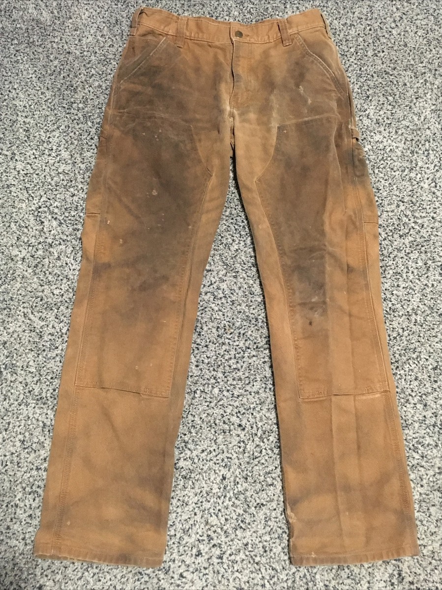 パンツ Carhartt double knee 32 x 32 Carhartt Double Knee Pants Size 32x32 Light Brown Tan