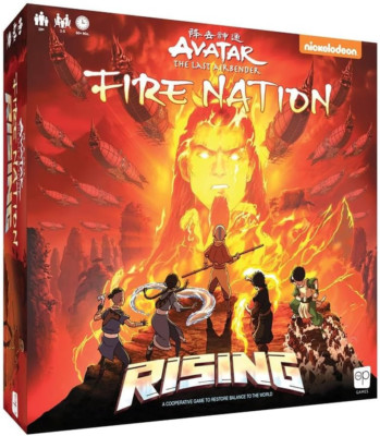 Avatar the Last Airbender: Fire Nation Rising | Cooperative Board Game | Featuri