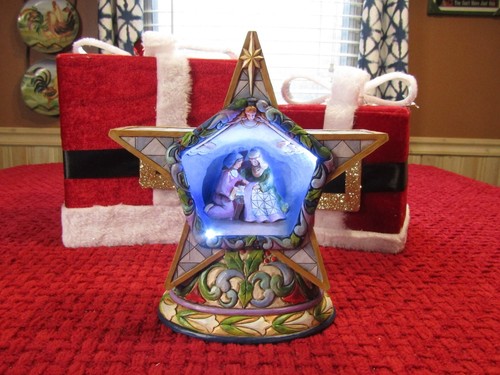 Jim Shore Lighted Nativity 2009 Winter's Miracle Silent Star Winter #4015888 - Picture 3 of 10