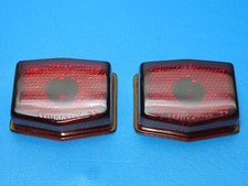 Nos Pair Gm 1941-1947 Pontiac Streamliner Torpedo Tail Light Lamp Lenses 5931535 Nos Pair Gm 1941-1947 Pontiac Streamliner Torpedo Tail Light Lamp Lenses 5931535