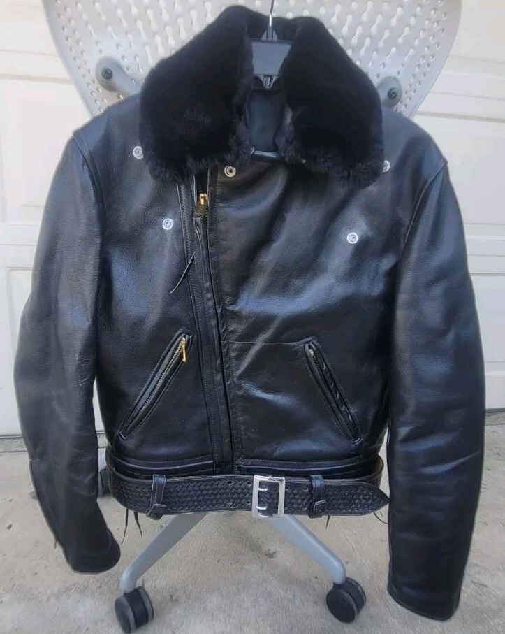 Vintage Cal Leather CHP California Highway Patrol motorcycle Vintage Cal Leather CHP California Highway Patrol motorcycle