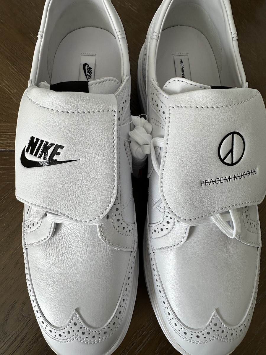 Nike Kwondo 1 PEACEMINUSONE G-Dragon Triple White Men's 13 Nike Kwondo 1 PEACEMINUSONE G-Dragon Triple White Men's 13