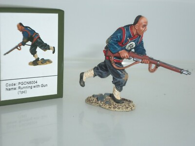 TEAM MINIATURES PGCN6004 CHINESE BOXER REBELLION QING SOLDIER RUNNING WITH RIFLE