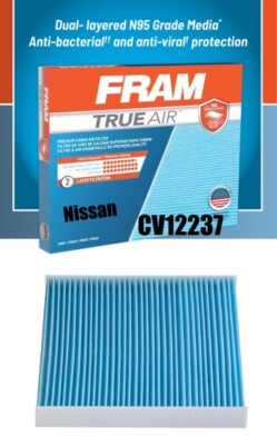FRAM CV12237 TrueAir Cabin Air Filter For Nissan NV200 Versa Note Micra