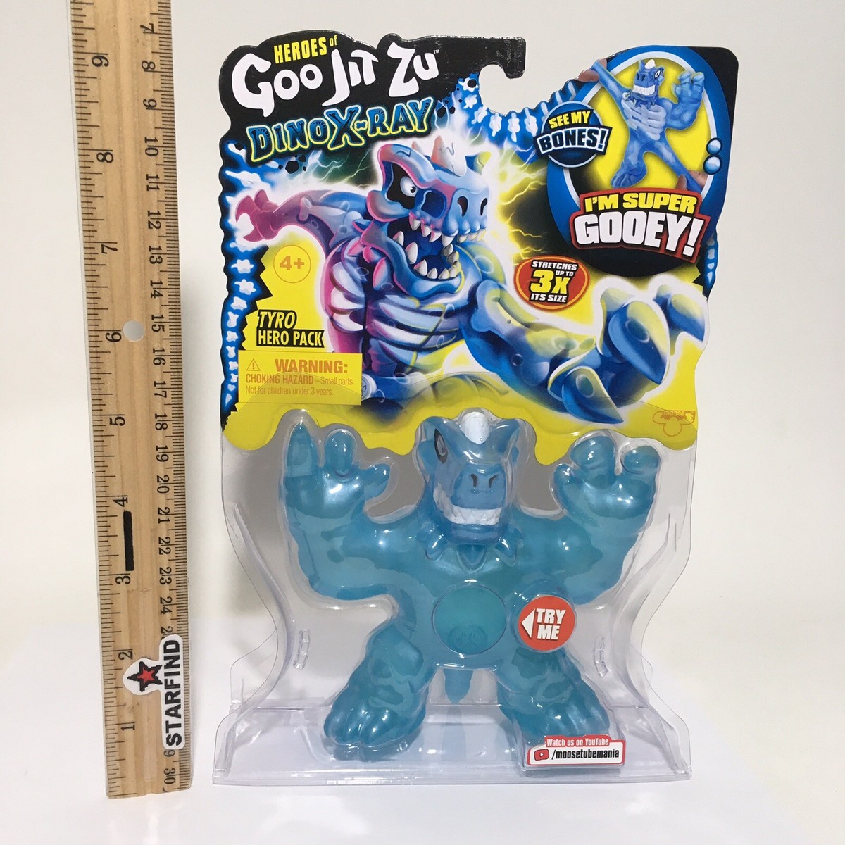 Heroes Of Goo Jit Zu Dino X-Ray Action Figure TYRO The T-Rex Moose