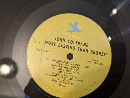 JOHN COLTRANE - MORE LASTING THAN BRONZE - DOUBLE 12" LP - PRESTIGE LABEL VGC - Picture 10 of 17