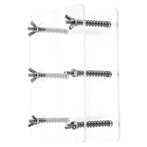 Crystal Card Press – Appareil De Réparation De Cartes En Acrylique Transparent | Outil Portable D'aplatissement De Cartes, Récipient De Cartes, Accessoire De Cartes De Jeu Pour Cartes à Collectionner