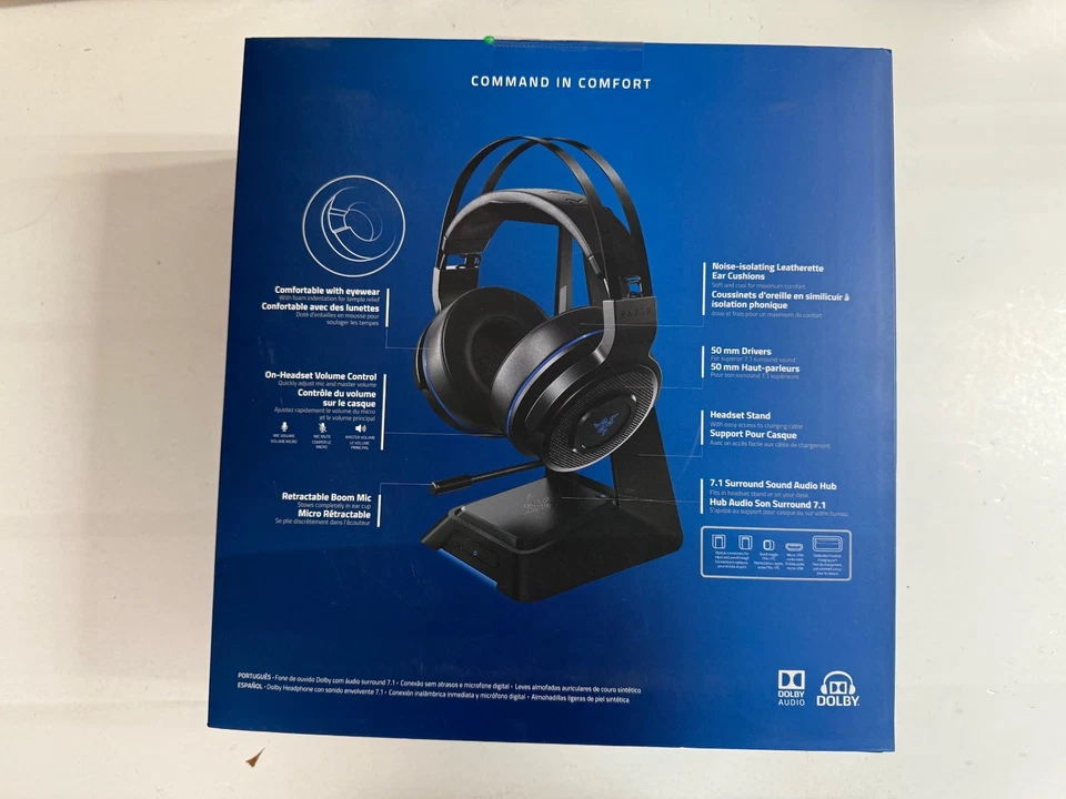 Razer Thresher Ultimate 7.1ch Dolby PS4 Wireless Gaming Headset BRAND NEW! - Image 2 of 4