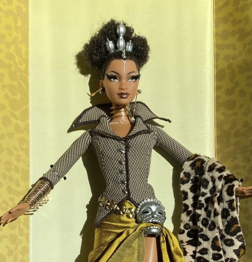 Tatu Treasures Of Africa Barbie Doll by Byron Lars In Tatu Treasures Of Africa Barbie Doll by Byron Lars In