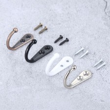 5Pcs Wall Door Mounted Holder Hat Clothes Hanger Bag Key Hook Organizer 4 Color