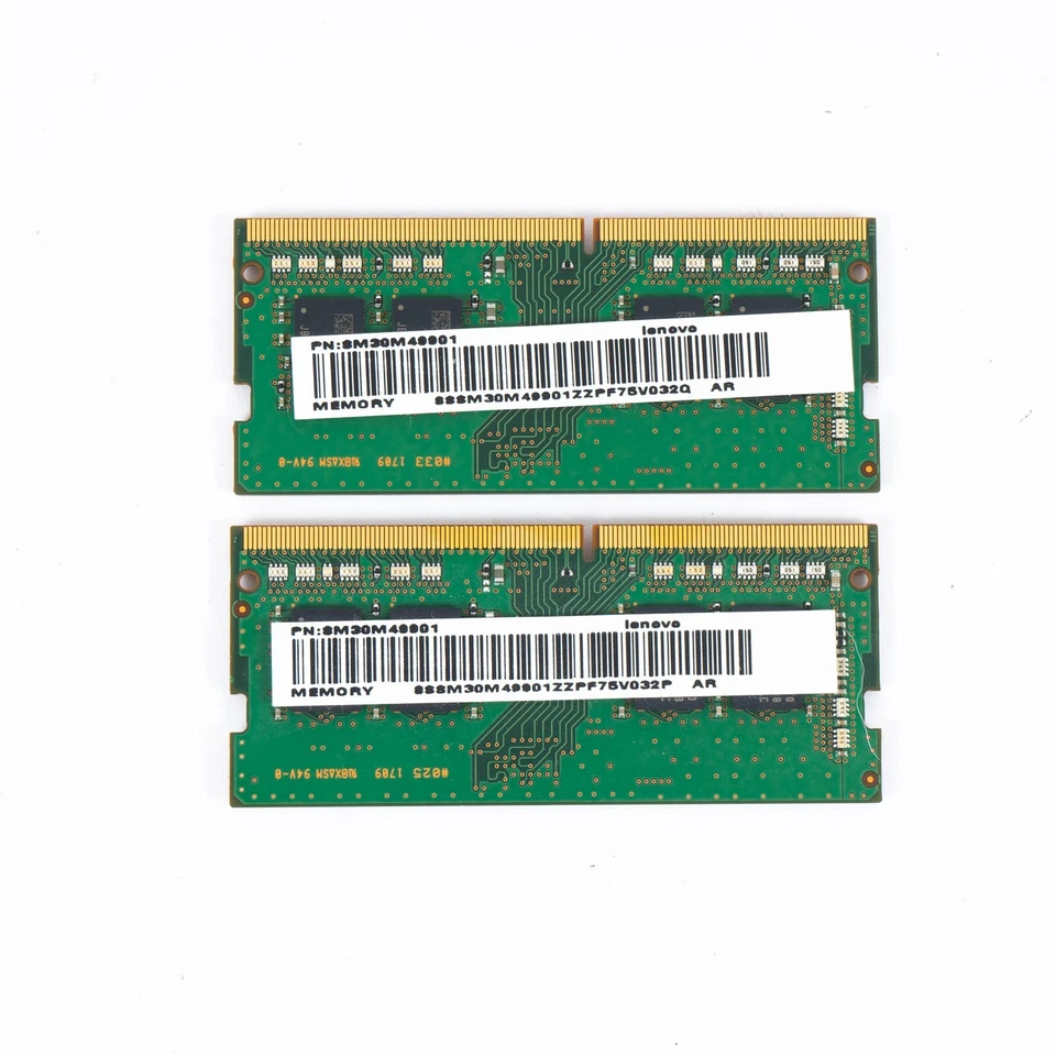 Samsung 16 GB RAM (8GB x 2) 1R8 PC4-2700T-SA1-11 M471AK43CB1-CRC SODIMM Lenovo - Image 2 of 3