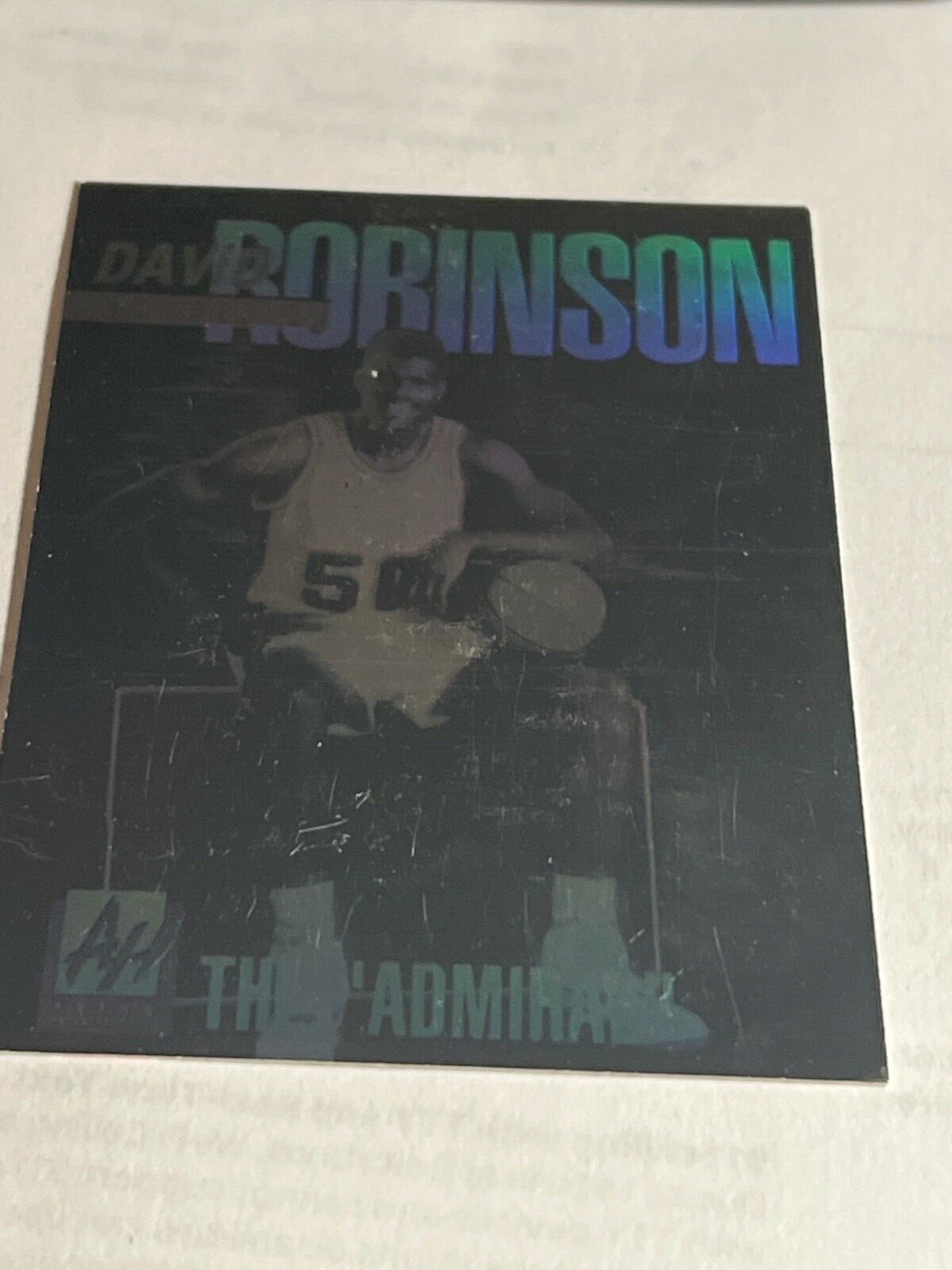Rare 1991 Limited Edition David Robinson Arena Holograms Holo #5 