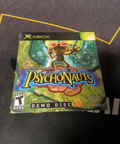 Psychonauts Demo Disc ORIGINAL Xbox not for resale extremely rare SEALED GAME - Picture 1 of 2