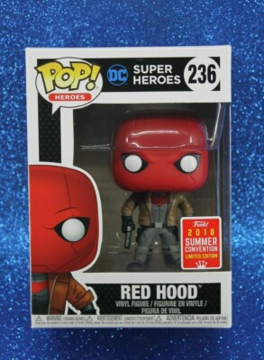 FUNKO POP HEROES DC SUPER HEROES #236 RED HOOD (2018 SDCC/SCE