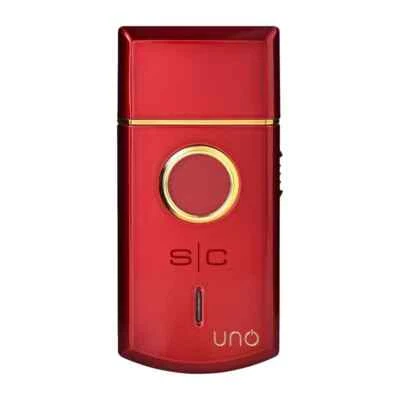 GAMMA SC StyleCraft Uno Single Foil Shaver USB Rechargeable Travel Size Red