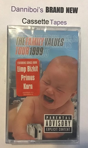 BRAND NEW - The Family Values Tour 1999 - Year 2000 - Cassette Tape
