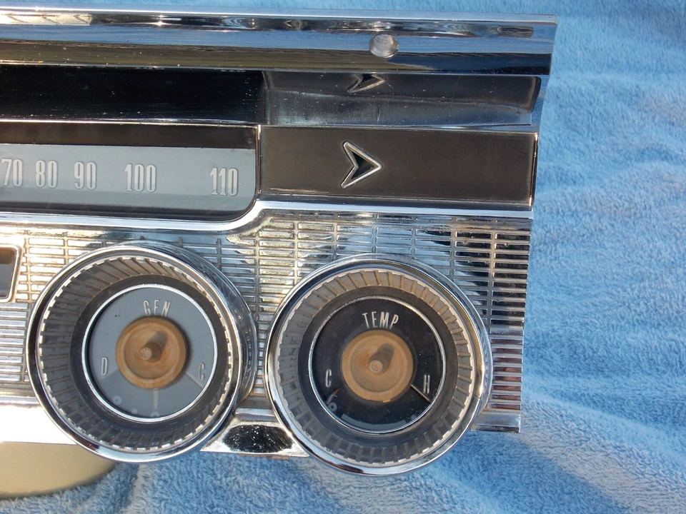 1962 1963 OEM Mercury метеор спидометр приборной панели - Изображение 2 из 4