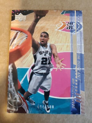 2000 Upper Deck Silver UD Exclusives /500 Tim Duncan #150 HOF Spurs !!!