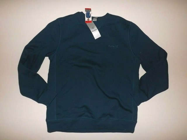 Hurley Mens Sweatshirt Pullover Teal 