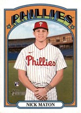 2021 Topps Heritage High Number - Nick Maton #602 (RC)