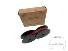 Olivetti Typewriter Ribbon - Black & red - BSIE Typewriters France thumbnail