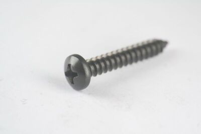 No7 Blechschrauben 3,9 mm schwarz Edelstahl Kreuzschlitz Pan Head Pozi Pili