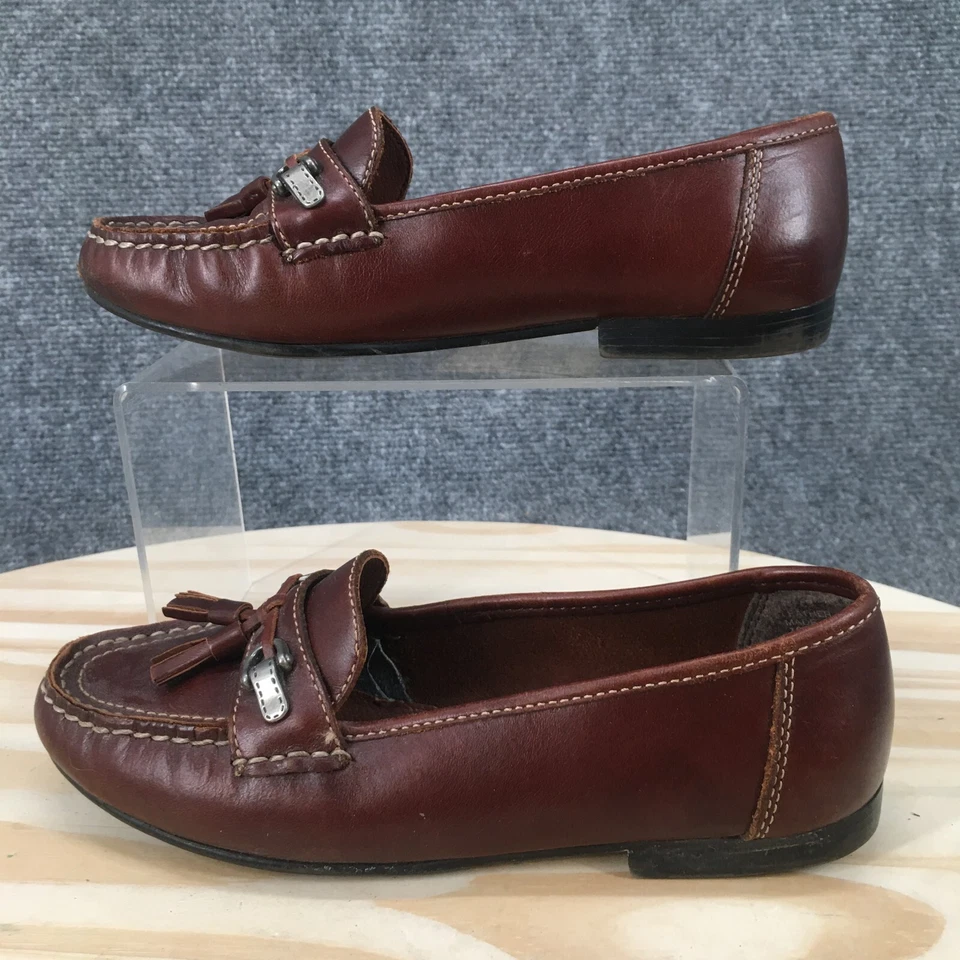 Mootsies Tootsies Zapatos Mujer 8.5 Mocasín Marrón Borlas Sin Cordones Informales Puntera Sin usar, en caja Foto 2 de 4