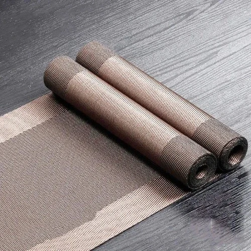 Home PVC  Oil-proof Tea Table Runner Dining Table Runner Non-slip Table Runner - Image 2 of 4