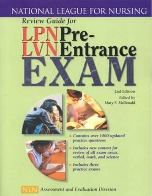 Review Guide for LPN/LVN Pre Entrance Exam, Second Edition - Paperback - GOOD