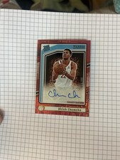 Ulrich Chomche 2024-25 Panini Donruss Rated Rookie Auto Red Choice RC  68/99
