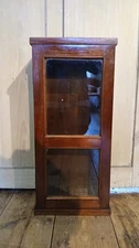 Antique Shop/Table Top Display Cabinet with Glass Front. 