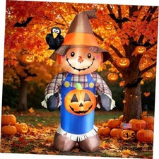 Halloween Inflatable Decorations 5FT Outdoor Decoration with LED Lights