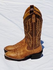 Rod Patrick Women's Cowboy Boots Size 10 B Shrunken Shoulder Cutter Toe Mexico